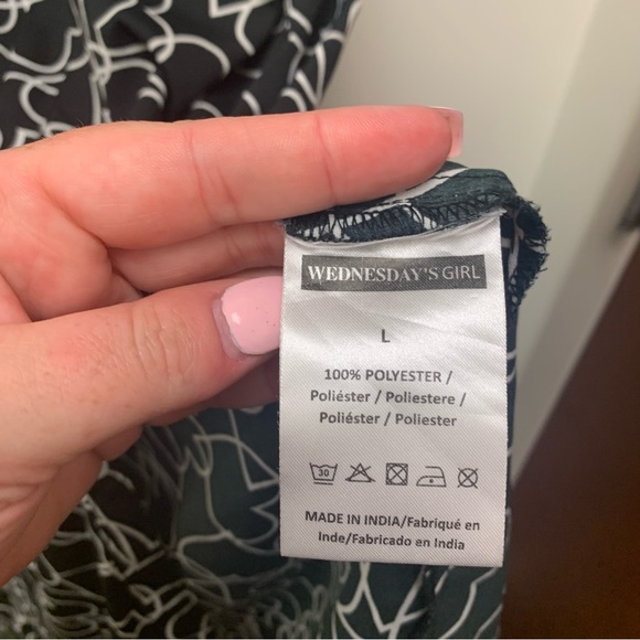 Wednesday’s Girl Heart Print Midi Dress - Picture 10 of 14